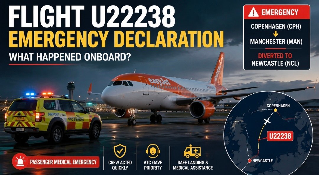 flight u22238 emergency declaration: What Happened Onboard?