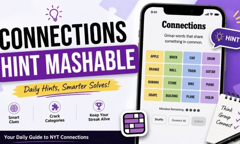 connections hint mashable: The Daily Guide Puzzle Fans Trust