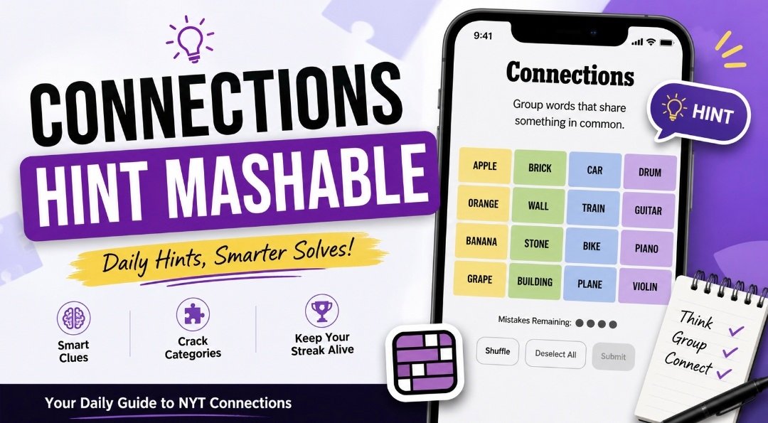 connections hint mashable: The Daily Guide Puzzle Fans Trust