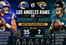 los angeles rams vs jacksonville jaguars match player stats