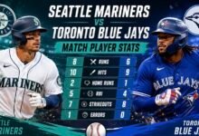 seattle mariners vs toronto blue jays match player stats