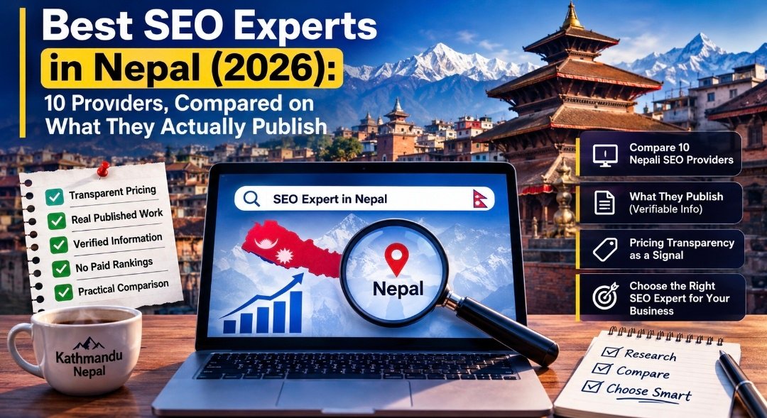 Best SEO Experts in Nepal (2026): 10 Providers, Compared on What They Actually Publish