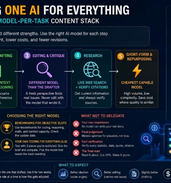 Stop Using One AI for Everything: Build a Model-Per-Task Content Stack